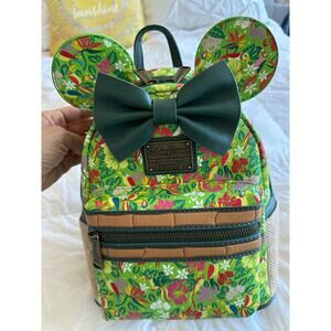 Minnie Mouse Main Attraction Tiki Room Loungefly Backpack, BNWT